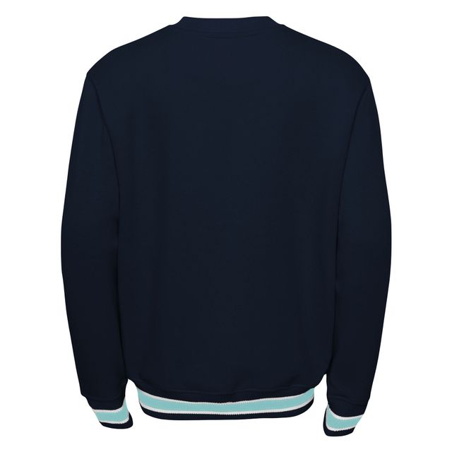 Chandail à enfiler bleu marine Seattle Kraken Classic Blueliner pour jeune