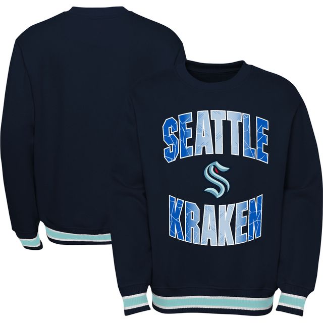 Chandail à enfiler bleu marine Seattle Kraken Classic Blueliner pour jeune