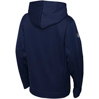 Youth Fanatics Deep Sea Blue Seattle Kraken Authentic Pro Pullover Hoodie