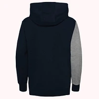 Youth Heather Gray/Deep Sea Blue Seattle Kraken Unrivaled Pullover Hoodie