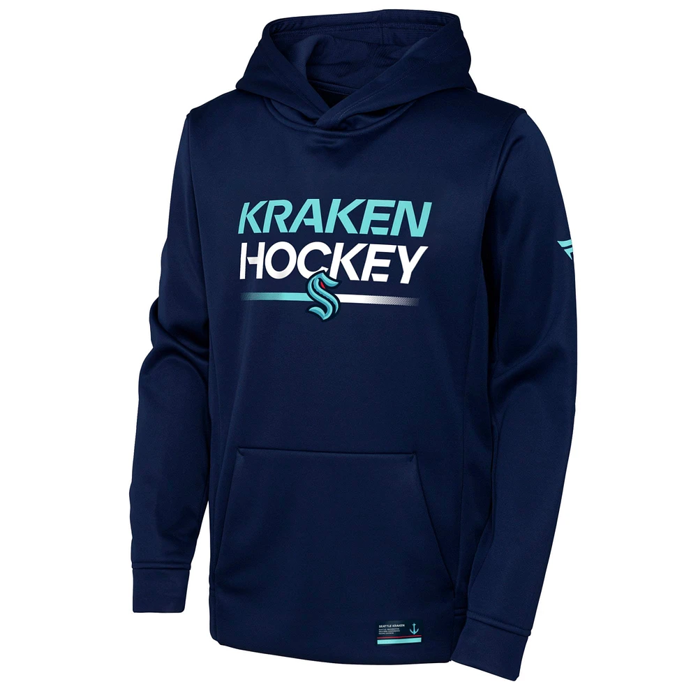 Youth Navy Deep Sea Blue Authentic Pro Pullover Hoodie