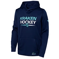 Youth Navy Deep Sea Blue Authentic Pro Pullover Hoodie