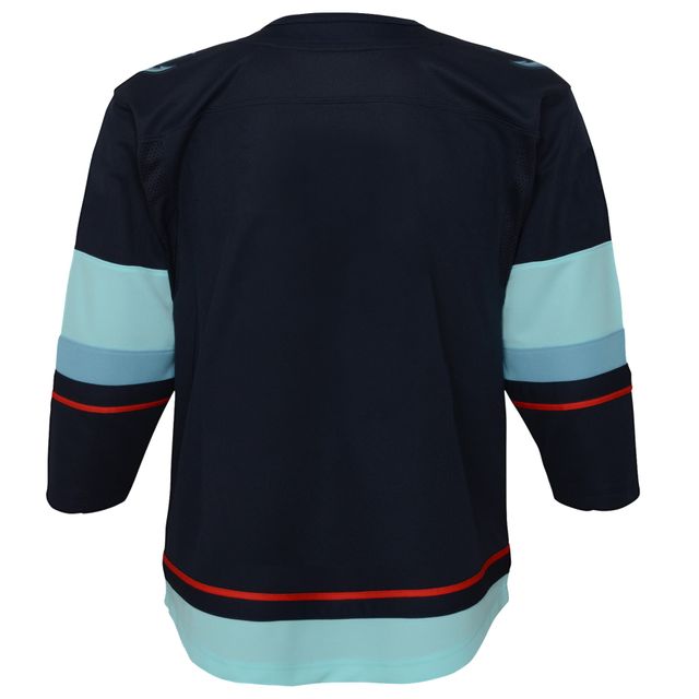 Maillot Seattle Kraken Domicile Bleu Marine pour Jeunes - Premier