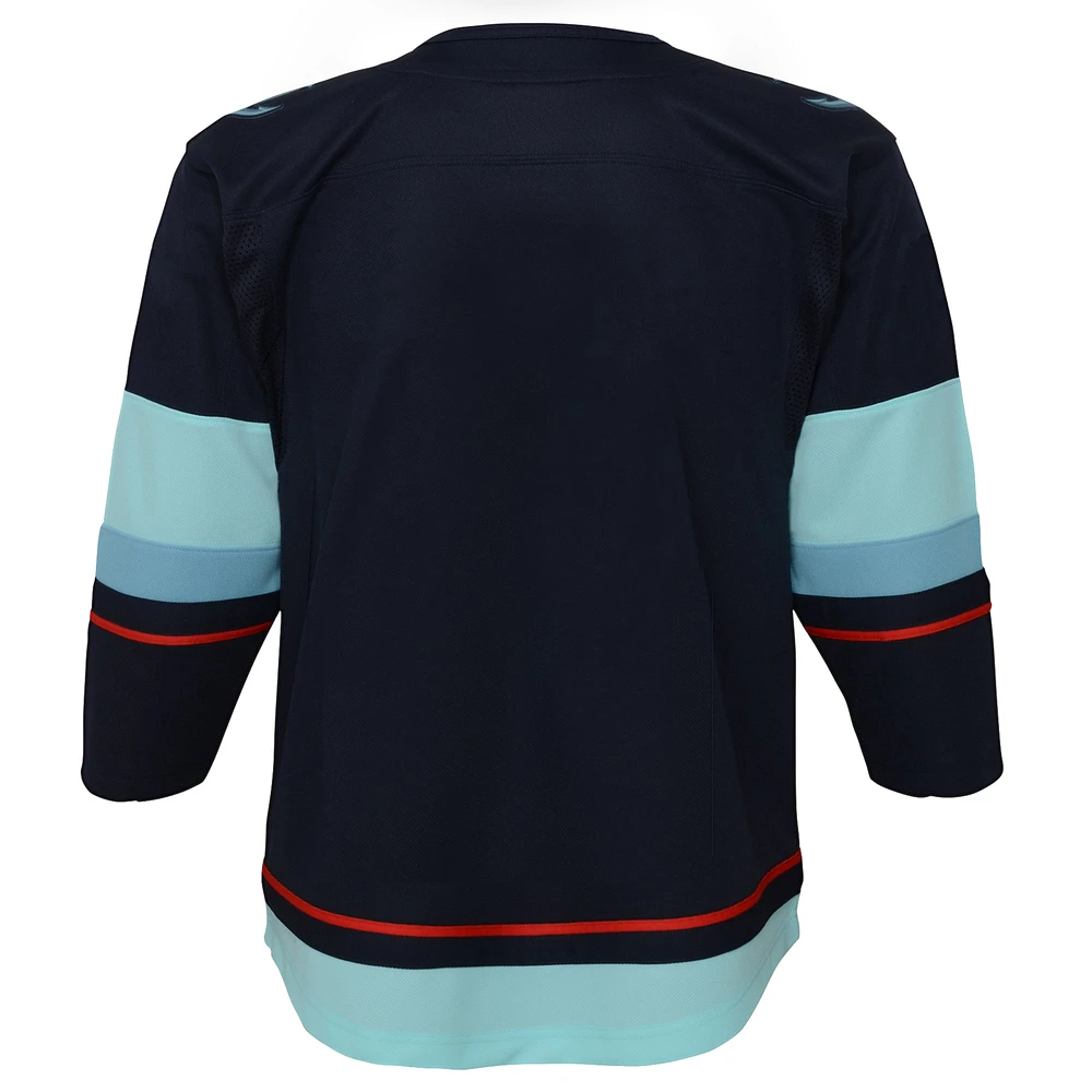 Youth Navy Seattle Kraken Home Premier Jersey