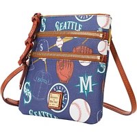 Dooney & Bourke Seattle Mariners Game Day Triple Zip Crossbody Purse
