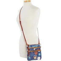Dooney & Bourke Seattle Mariners Game Day Triple Zip Crossbody Purse