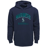 Infant Navy/Heather Gray Seattle Mariners Play by Pullover Hoodie & Pants Set