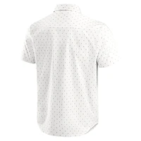 Men's Darius Rucker Collection by Fanatics  Cream Seattle Mariners Printed Button-Down Top