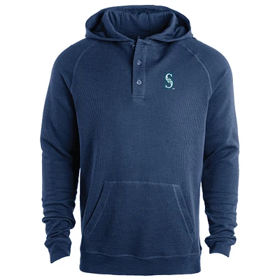 Sweat à capuche léger raglan Dunbrooke Navy Seattle Mariners Montana pour homme