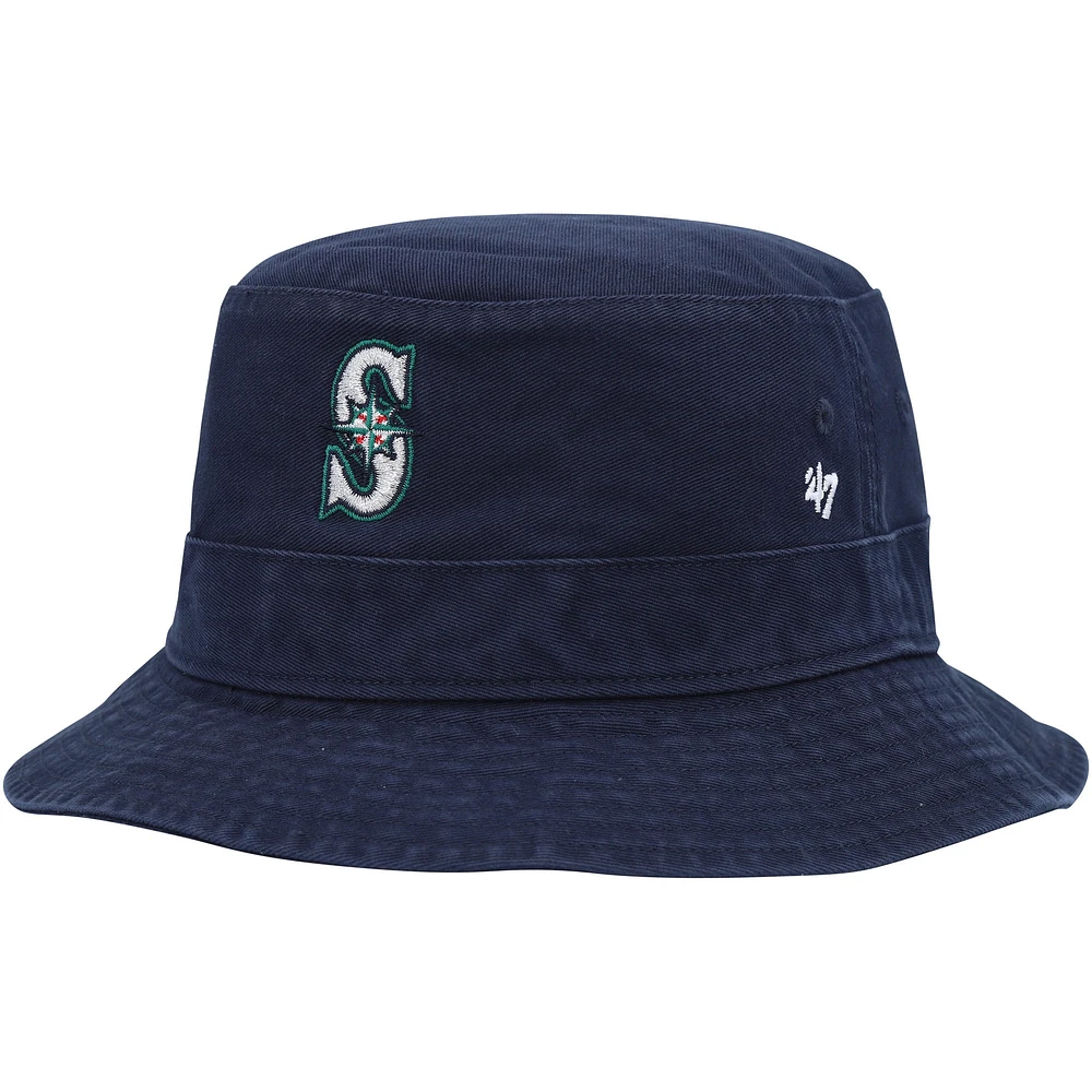 Men's '47  Navy Seattle Mariners Primary Bucket Hat