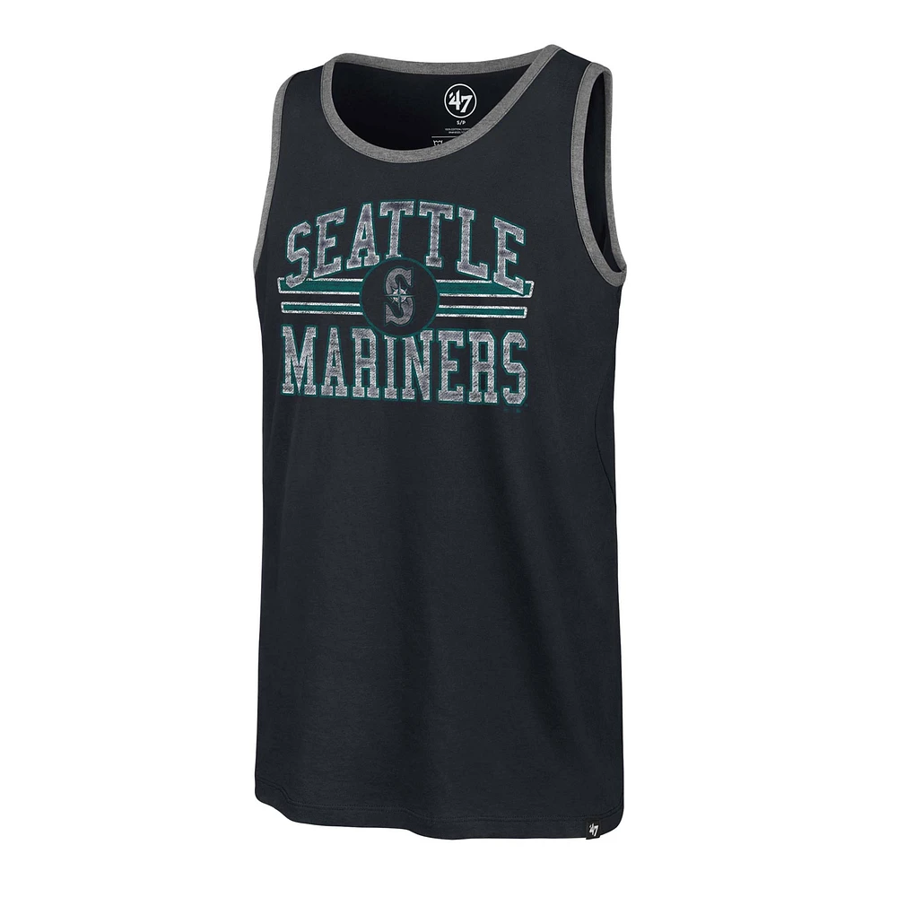Men's '47 Navy Seattle Mariners Winger Franklin Tank Top