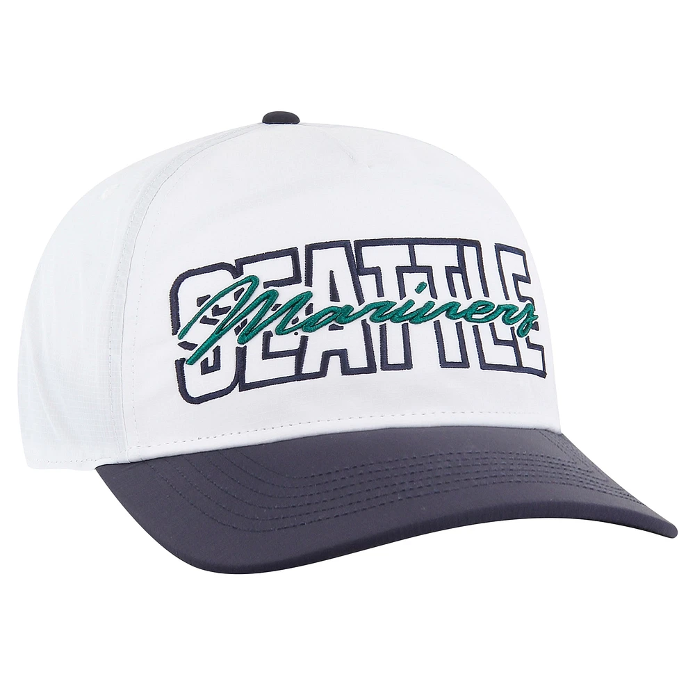 Men's '47 White Seattle Mariners Lineman Hitch Adjustable Hat