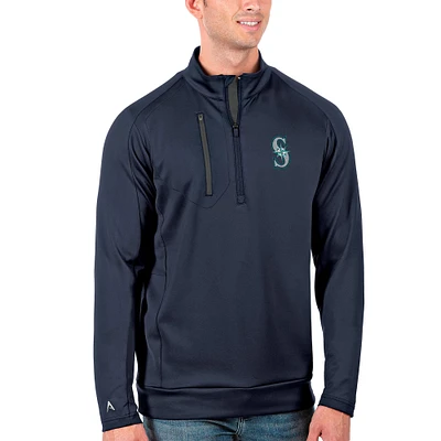 Veste à enfiler glissière quart de tour pour homme, bleu marine/gris, Seattle Mariners Generation