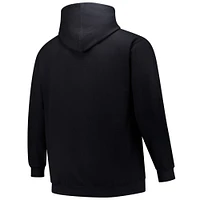 Sweat à capuche noir en molleton Stack Mariners de Seattle pour hommes