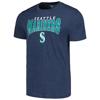Men's Concepts Sport Charcoal/Navy Seattle Mariners Meter T-Shirt & Pants Sleep Set
