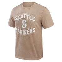 Men's Darius Rucker Collection by Fanatics Tan Seattle Mariners Sun Faded T-Shirt