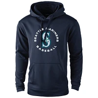Men's Dunbrooke Navy Seattle Mariners Champion Pullover Hoodie