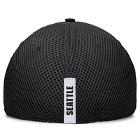 Men's Fanatics Black Seattle Mariners Spacer Mesh Flex Hat