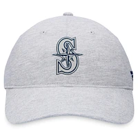 Men's Fanatics Gray Seattle Mariners Logo Adjustable Hat