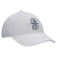 Men's Fanatics Gray Seattle Mariners Logo Adjustable Hat