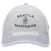 Men's Fanatics Gray Seattle Mariners Trucker Adjustable Hat