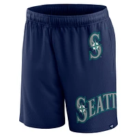 Men's Fanatics  Navy Seattle Mariners Clincher Mesh Shorts