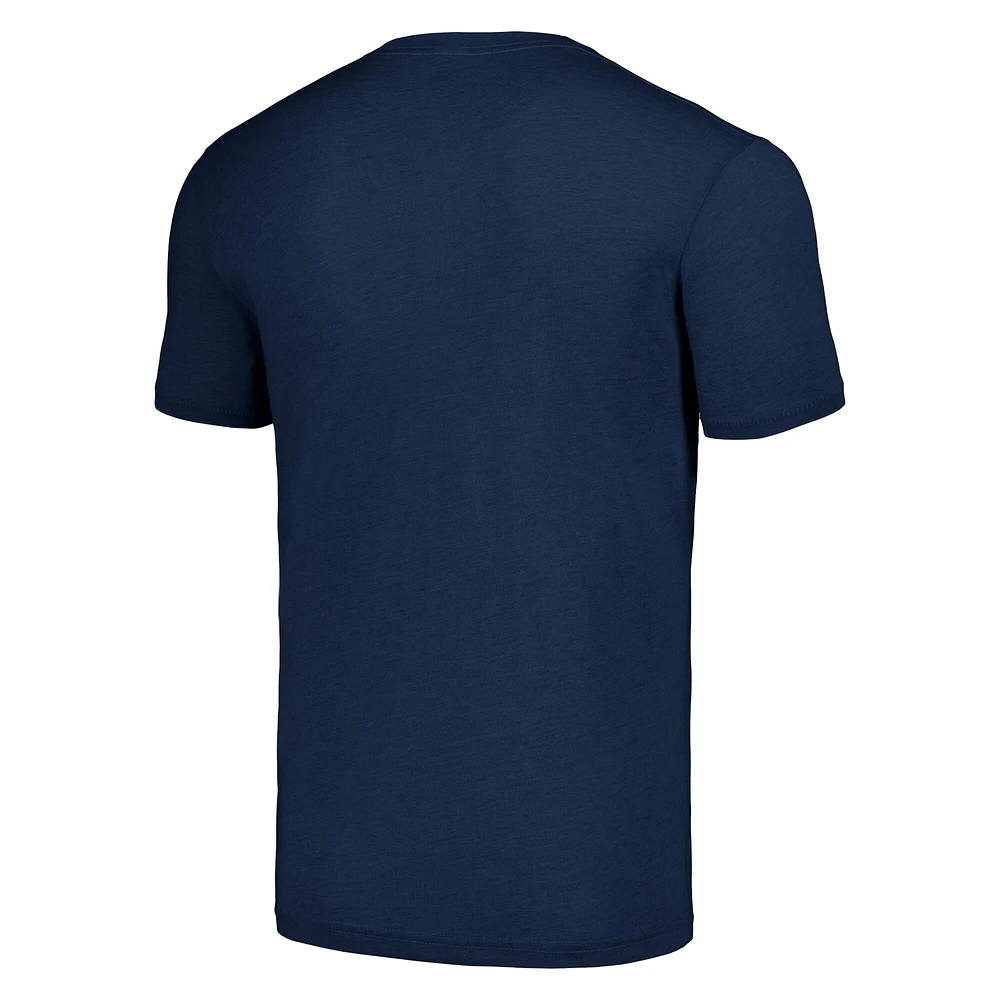 Hommage aux hommes Ken Griffey Jr. Navy Seattle Mariners Illustration T-shirt à trois mélanges