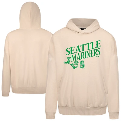 Sweat à capuche kaki pour homme de la Saint-Patrick des Seattle Mariners Levelwear
