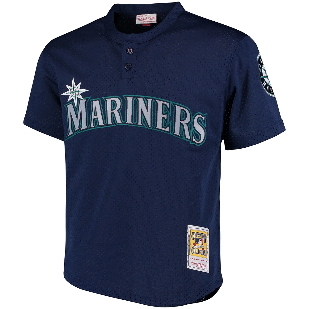 Men's Mitchell & Ness Ken Griffey Jr. Navy Seattle Mariners Cooperstown Collection Mesh Batting Practice Jersey