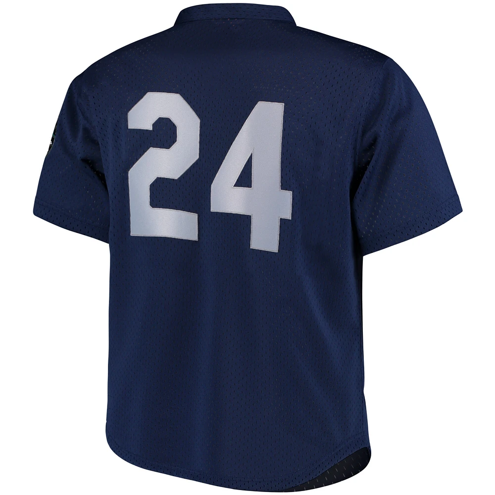 Men's Mitchell & Ness Ken Griffey Jr. Navy Seattle Mariners Cooperstown Collection Mesh Batting Practice Jersey