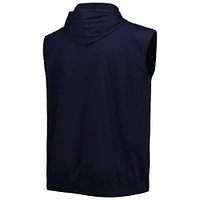 Men's Navy Seattle Mariners Jersey Pullover Muscle Hoodie