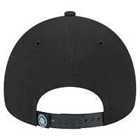 Men's New Era Black Seattle Mariners 9FORTY A-Frame Adjustable Hat