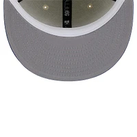 Men's New Era Cream Seattle Mariners Cooperstown Collection Chrome 59FIFTY Fitted Hat