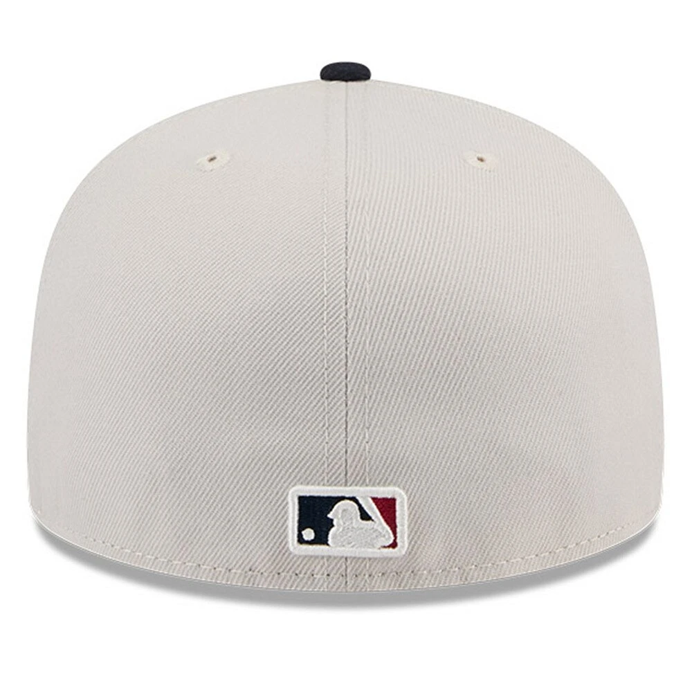 Men's New Era  Khaki/Black Seattle Mariners 2024 Fourth of July 59FIFTY Fitted Hat
