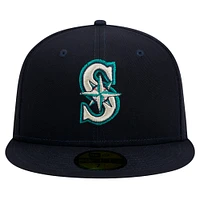 Men's New Era Navy Seattle Mariners 59FIFTY Fitted Hat