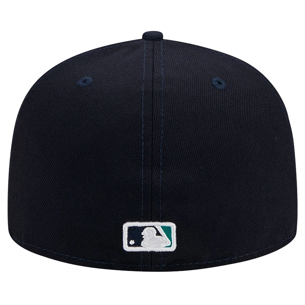 Men's New Era Navy Seattle Mariners 59FIFTY Fitted Hat