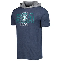 Men's New Era Navy Seattle Mariners Team Hoodie T-Shirt