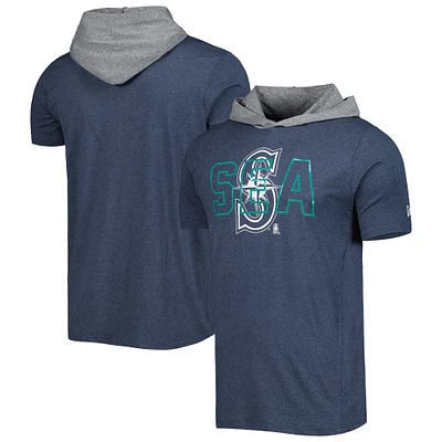 Men's New Era Navy Seattle Mariners Team Hoodie T-Shirt