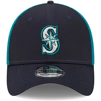 Men's New Era Navy Seattle Mariners Team Neo 39THIRTY Flex Hat