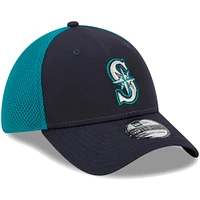 Men's New Era Navy Seattle Mariners Team Neo 39THIRTY Flex Hat