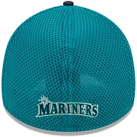 Men's New Era Navy Seattle Mariners Team Neo 39THIRTY Flex Hat