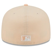 Men's New Era Pink/Cream Seattle Mariners 35th Anniversary 59FIFTY Fitted Hat