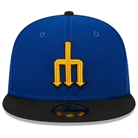 Men's New Era Royal/Black Seattle Mariners 2023 City Connect 59FIFTY Fitted Hat