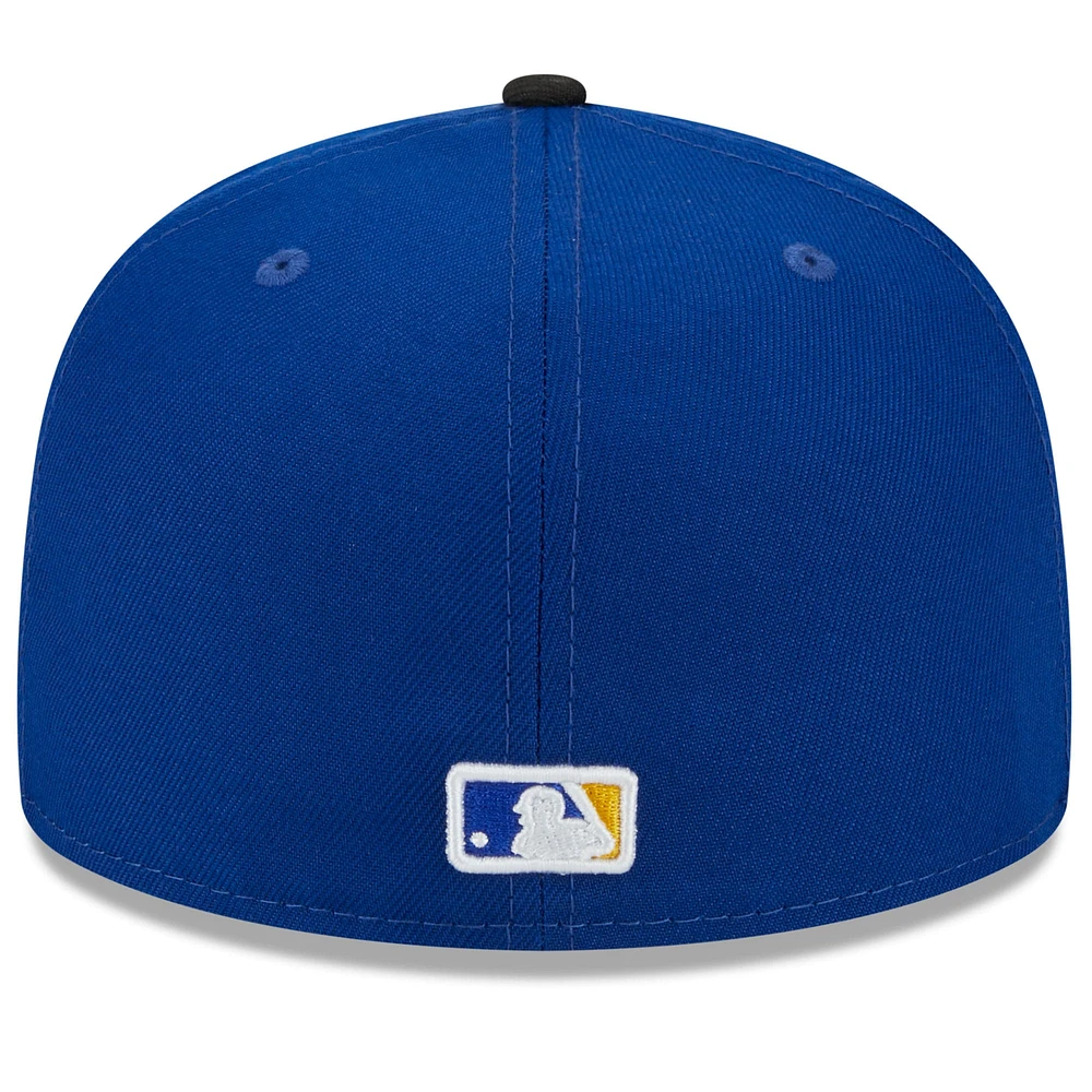 Men's New Era Royal/Black Seattle Mariners 2023 City Connect 59FIFTY Fitted Hat