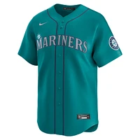 Men's Nike Aqua Seattle Mariners Alternate Limited Jersey