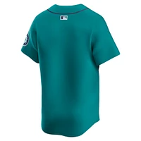 Men's Nike Aqua Seattle Mariners Alternate Limited Jersey