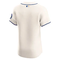 Men's Nike Cream Seattle Mariners Alternate Vapor Premier Elite Patch Jersey
