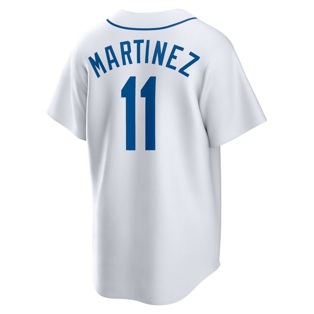 Maillot de joueur réplique Nike Edgar Martinez pour hommes, blanc, Seattle Mariners, domicile, collection Cooperstown
