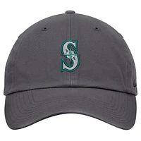 Men's Nike Gray Seattle Mariners Club Adjustable Hat