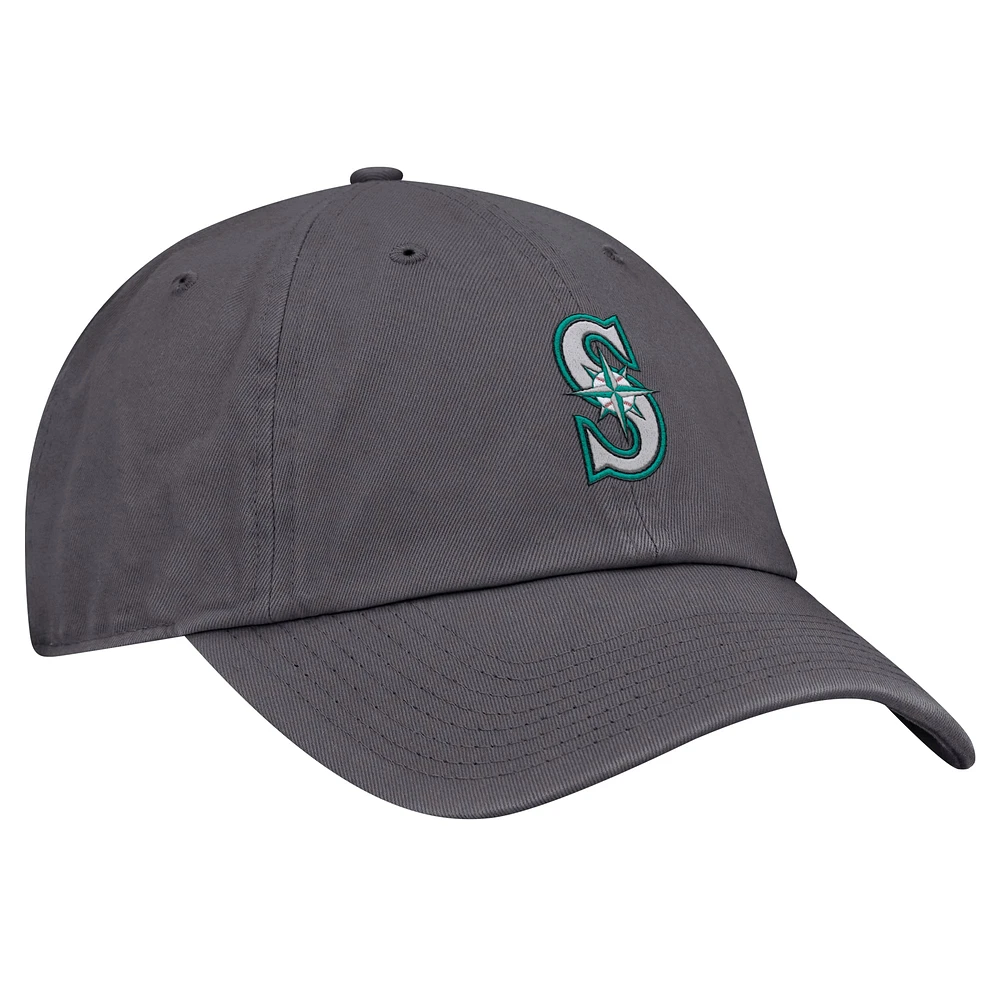 Men's Nike Gray Seattle Mariners Club Adjustable Hat